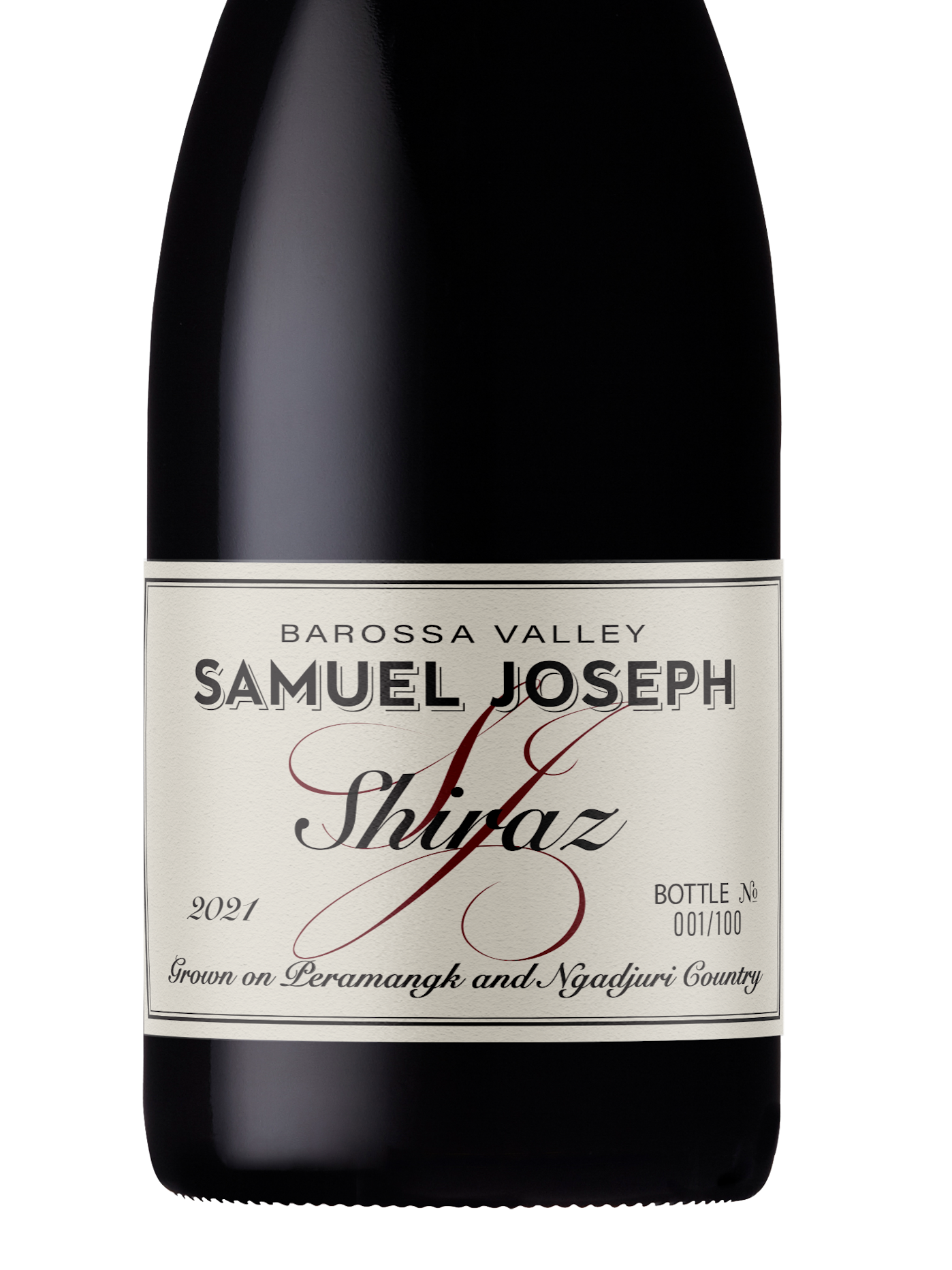 Samuel Joseph Barossa Valley Shiraz 2021 MAGNUM label