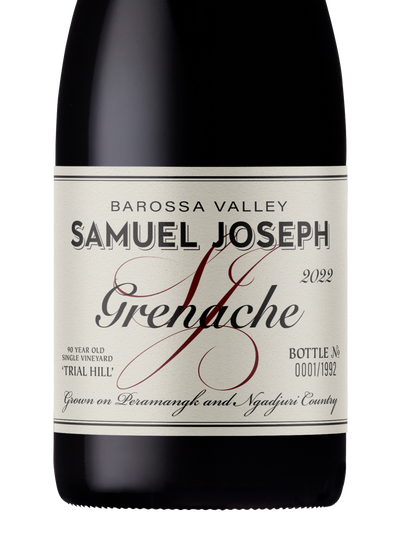 Samuel Joseph - Trial Hill Grenache 2022 label